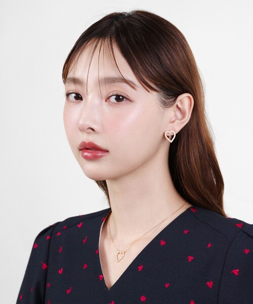 イヤリング WISH IN HEART EARRINGS イヤリング レディースの画像