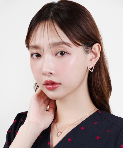 イヤリング WISH IN HEART EARRINGS イヤリング レディースの画像