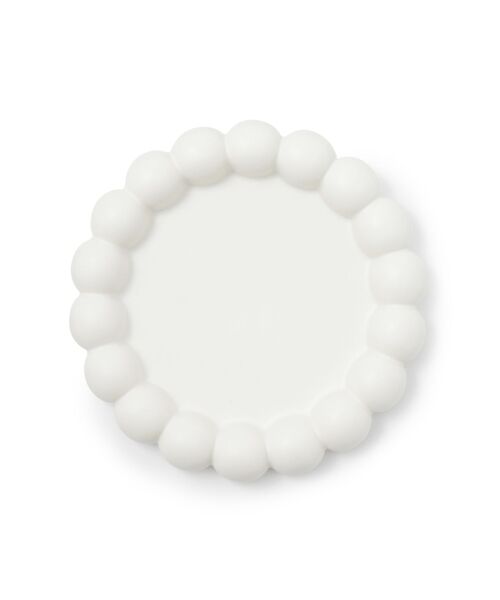 フランス　食品価格表示プレート　F フラン Francfranc 食器 クラシックフラワー プレート L レッド