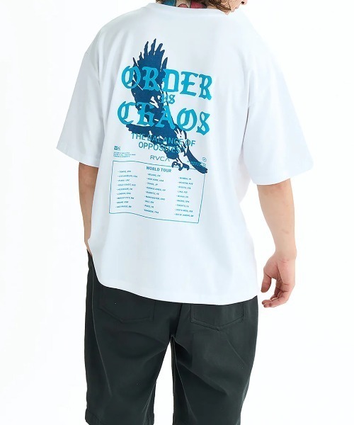 RVCA（ルーカ） tシャツ メンズ TOUR DATES SS Tシャツ 「2025年夏