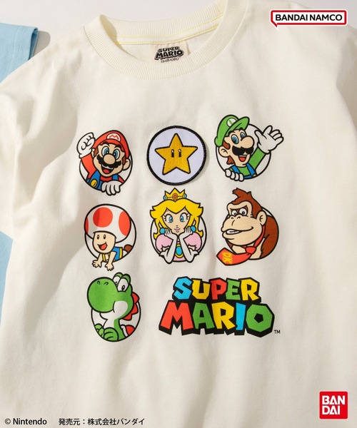 マリオブラザーズ Tシャツ　130 限定品 branshes tシャツ 「スーパーマリオ」半袖Tシャツ キッズ 子供服