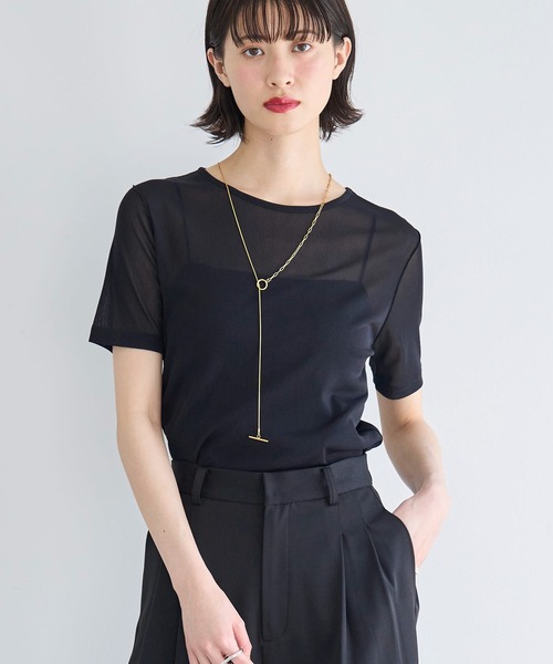 meilmada tシャツ メッシュシアーTシャツ レディース : ZOZOTOWN