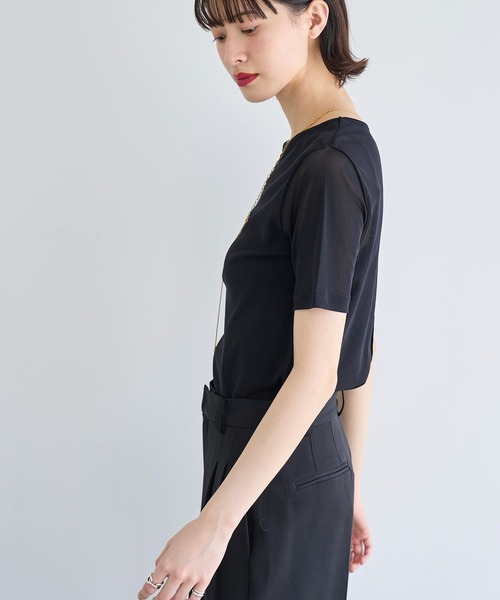 meilmada tシャツ メッシュシアーTシャツ レディース : ZOZOTOWN