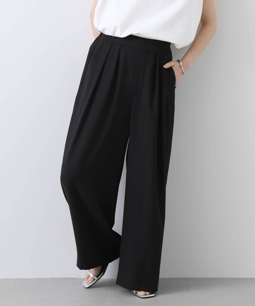 【新品未使用】Gready BrilliantＴＲ裏起毛２タックワイドパンツ Gready Brilliant パンツ 2タックワイドパンツ レディース