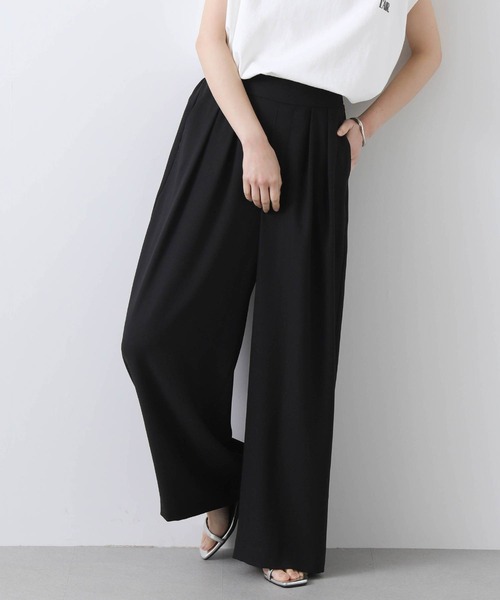 gready brilliant購入　 FAVORI ワイドパンツ Gready Brilliantジョーゼットワイドパンツ | SEKIMIKI Online