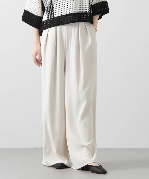 gready brilliant購入　 FAVORI ワイドパンツ Gready Brilliant パンツ 2タックワイドパンツ レディース