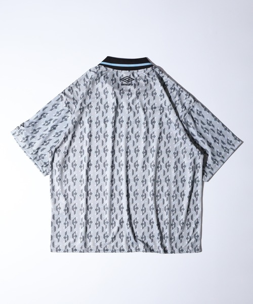 umbro ポロシャツ UMBRO アンブロ 総柄 フロントプリント