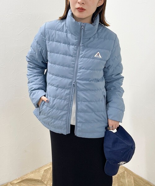 GEVACO」 ダウンジャケット 36 カーキ レディース GEVACO/ゲバコ