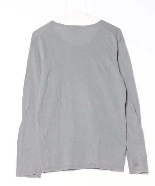 BURBERRY BLACK LABEL グレー ニット BURBERRY BLACK LABEL 「BURBERRY LABEL」 ワンポイント長袖