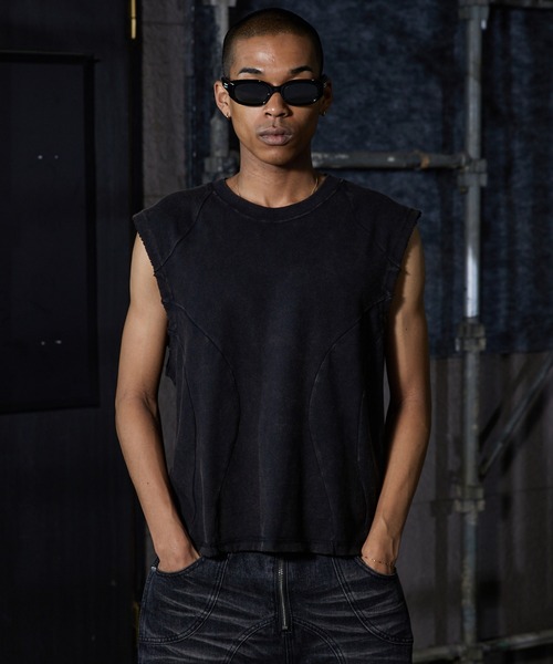 ANDER HUNK タンクトップ Overdyed Sleeveless T-shirt