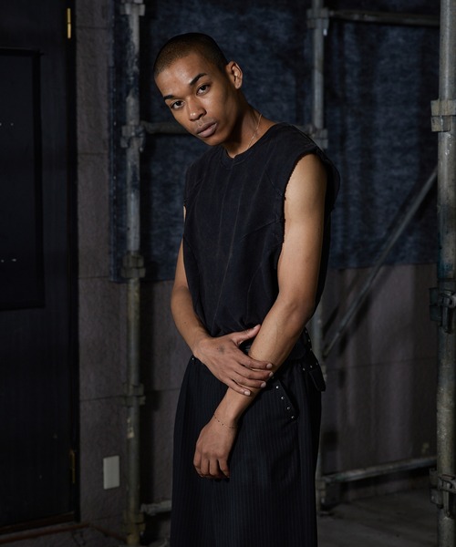 ANDER HUNK タンクトップ Overdyed Sleeveless T-shirt / オーバー