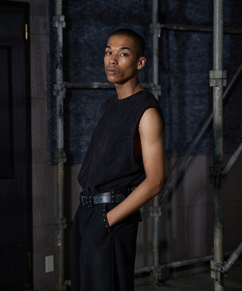 ANDER HUNK タンクトップ Overdyed Sleeveless T-shirt / オーバー