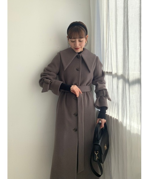 SNIDEL（スナイデル） ステンカラーコート 0 アイボリー レディース