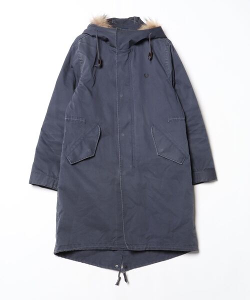 FRED PERRY（フレッドペリー） コート MEDIUM ブルー メンズ