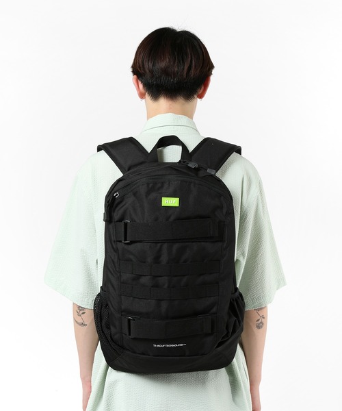HUF ブラックリュック HUF 「HUF」 リュック O/S ブラック メンズ : ZOZOTOWN Yahoo!店