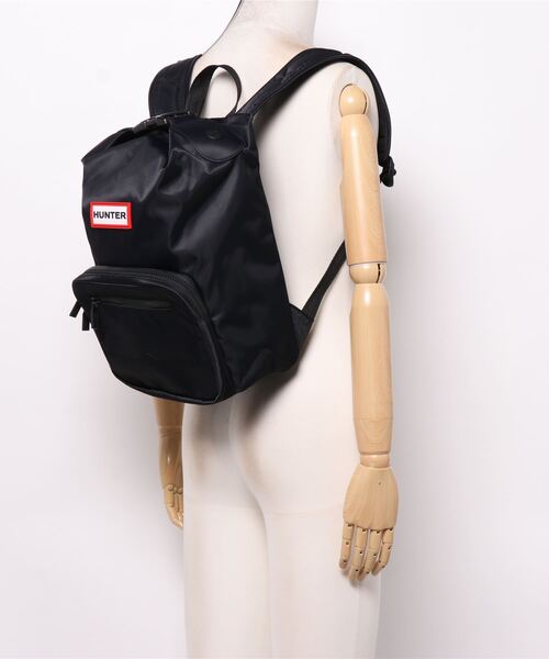 HUNTERリュック ブラック 新品未使用 新品未使用 HUNTER リュックサック ブラック¥15000→¥12000