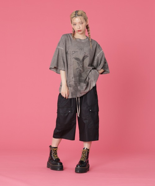 tシャツ DankeSchon/ダンケシェーン/BURN SST PRAY レディース メンズ DankeSchon/ダンケシェーン/CHEMICAL S/S TEE WRONGWAR | L.H.P