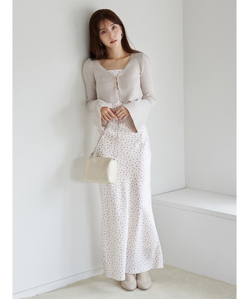 スナイデル SNIDEL キャミソールワンピース レース パール スナイデル snidel キャミ レース ワンピース｜スナイデル SNIDEL