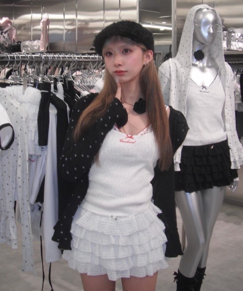 キャミソール 「CRANK」LAYERED CAMISOLE