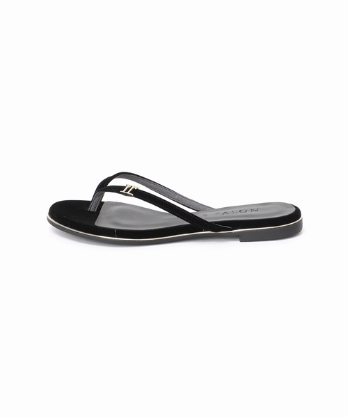 LE TALON ベルベットトングサンダル　新品 LE TALON サンダル ベルベットトングサンダル レディース
