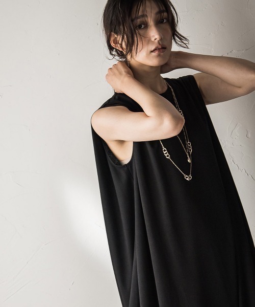 MAYSON GREY（メイソングレイ） ワンピース タックノースリーブカット