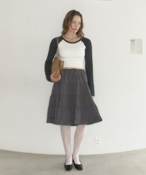 GIUNON タイツ flower leaf lace tights / フラワーリーフレースタイツ