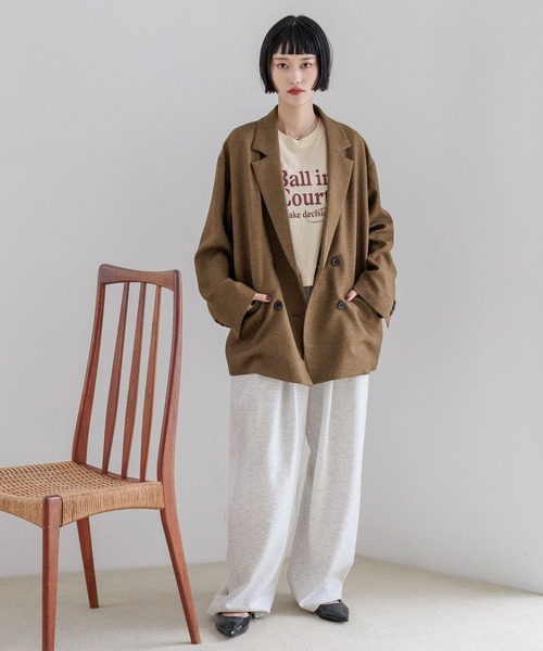 LOWRYS FARM（ローリーズファーム） tシャツ ショートロゴフレンチ