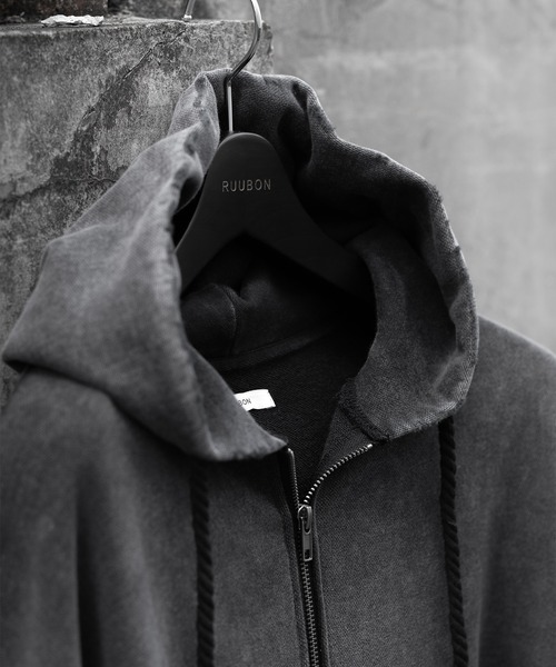パーカー 「RUUBON」heavy weight cotton full zip hoodie / ヘビーウェイトコットンフルジップーディ メンズ | RUUBON | 05