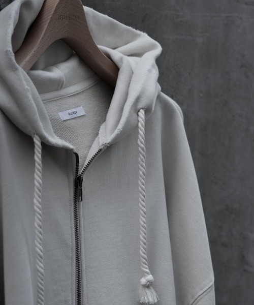 パーカー 「RUUBON」heavy weight cotton full zip hoodie / ヘビーウェイトコットンフルジップーディ メンズ | RUUBON | 12