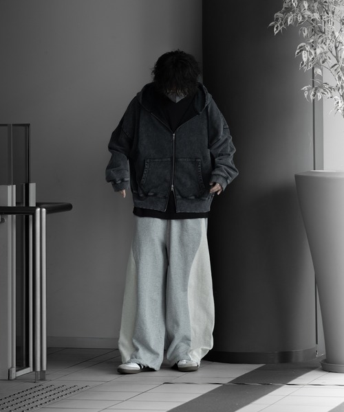 パーカー 「RUUBON」heavy weight cotton full zip hoodie / ヘビーウェイトコットンフルジップーディ メンズ | RUUBON | 15