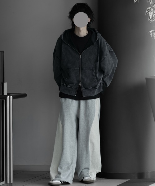 パーカー 「RUUBON」heavy weight cotton full zip hoodie / ヘビーウェイトコットンフルジップーディ メンズ | RUUBON | 17