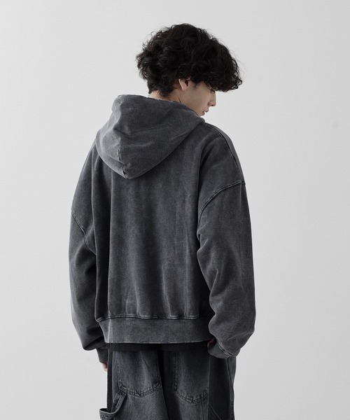 パーカー 「RUUBON」heavy weight cotton full zip hoodie / ヘビーウェイトコットンフルジップーディ メンズ | RUUBON | 22