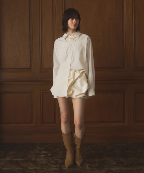 EIMY ISTOIRE（エイミーイストワール） スカート ドレープバルーンミニ