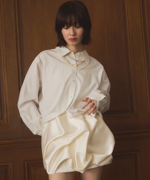 EIMY ISTOIRE（エイミーイストワール） スカート ドレープバルーンミニ