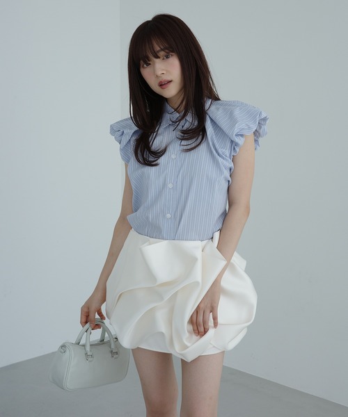 EIMY ISTOIRE（エイミーイストワール） スカート ドレープバルーンミニ