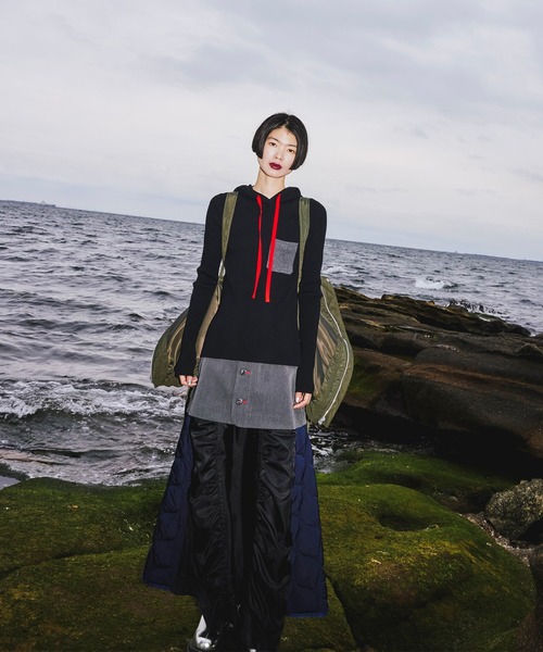 OMMO（オーエムエムオー） ニット セーター HOODIE KNIT TOP