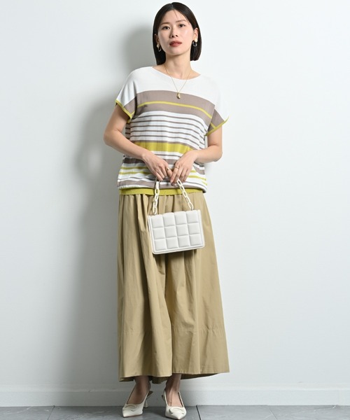 「INTERPLANET」 ノースリーブニット FREE ブラック レディース_画像5