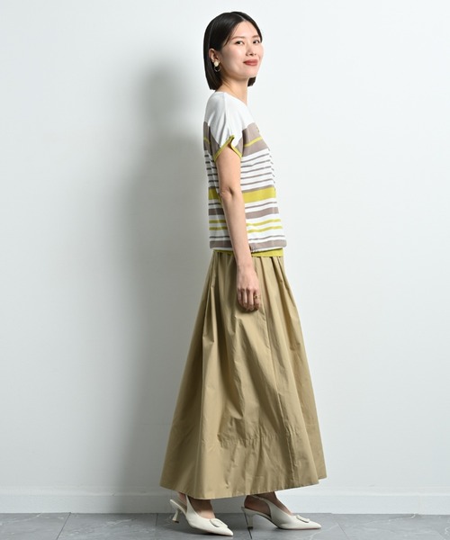 「INTERPLANET」 ノースリーブニット FREE ブラック レディース_画像6