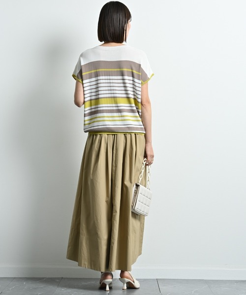 「INTERPLANET」 ノースリーブニット FREE ブラック レディース_画像7