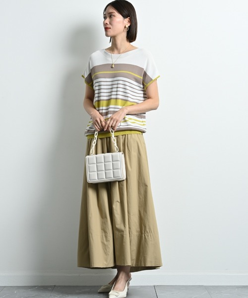 「INTERPLANET」 ノースリーブニット FREE ブラック レディース_画像8