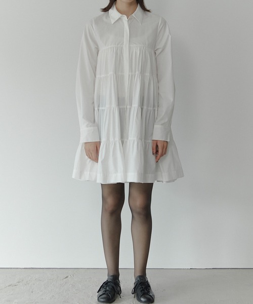 LE CIEL BLEU（ルシェルブルー） ワンピース ドラマティックギャザード