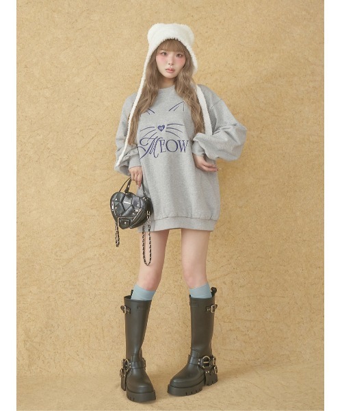 Darich MEOWルーズスウェットプルオーバー ダーリッチ Darich MEOWルーズスウェットプルオーバー
