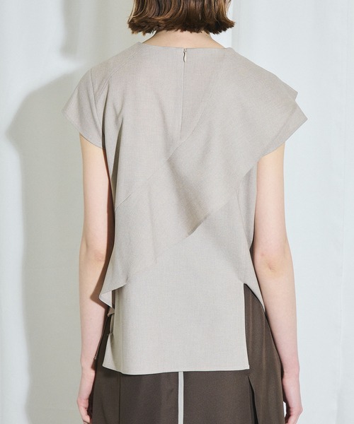 「UNITED TOKYO」 半袖ブラウス FREE ベージュ レディース_画像7