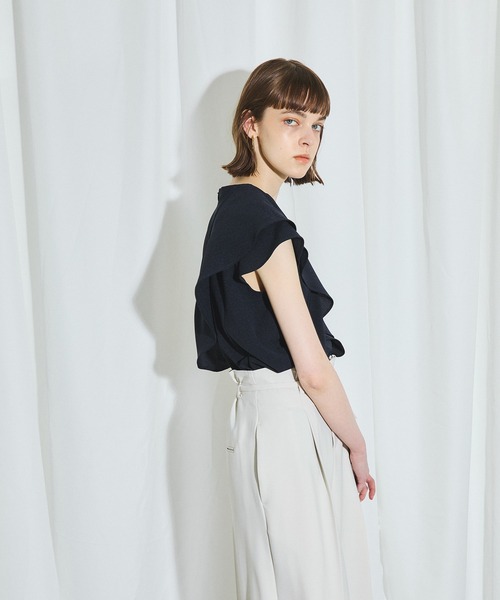 「UNITED TOKYO」 半袖ブラウス FREE ベージュ レディース_画像8