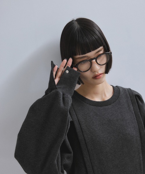 WEB完売商品！バルーンスリーブスウェットワンピース ADAM ET ROPE'（アダムエロペ） ワンピース 「WEB限定