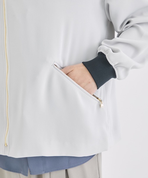 「CULLNI」 ジップアップブルゾン 2 ブルー メンズ_画像4