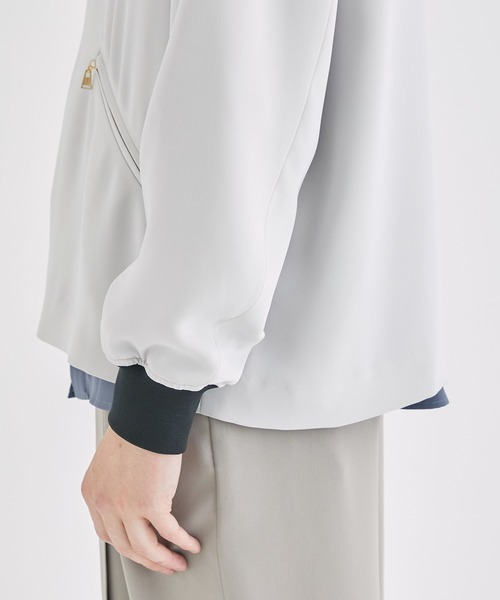 「CULLNI」 ジップアップブルゾン 2 ブルー メンズ_画像5