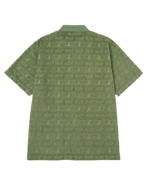 「HUF」 半袖シャツ LARGE ネイビー メンズ_画像3