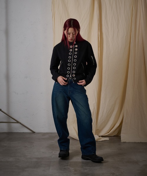 FTW コート アウター EYELET COTTON BIKER JACKET レディース メンズ