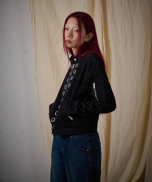 ジャケット・アウター ftw jacket FTW コート アウター EYELET COTTON BIKER JACKET レディース メンズ